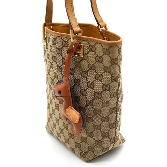 🍓GUCCI Canvas Shoulder Bag - Picture 5 of 14